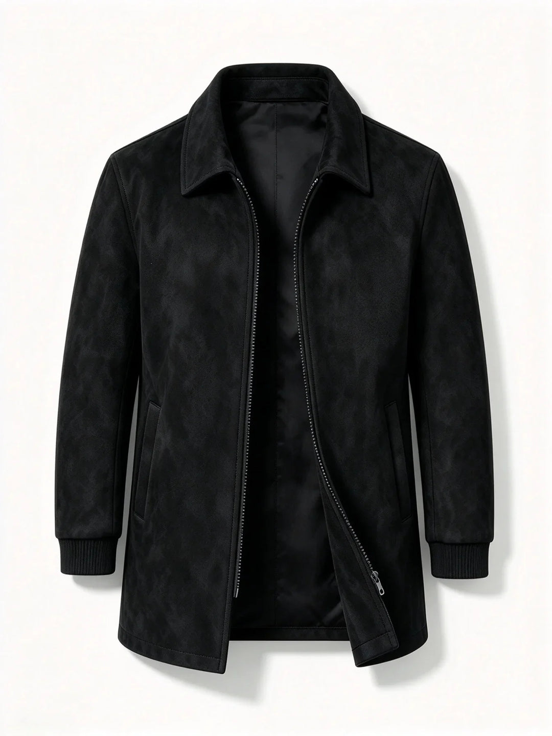 Harrington Suede Car Coat