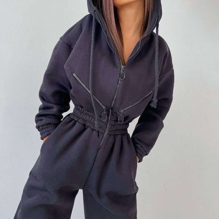 Studio Zip-Up Jumpsuit