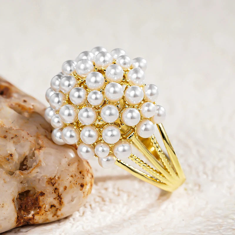 Capri Bloom Cluster Ring