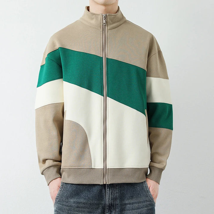 Zephyr Color Block Zip Jacket