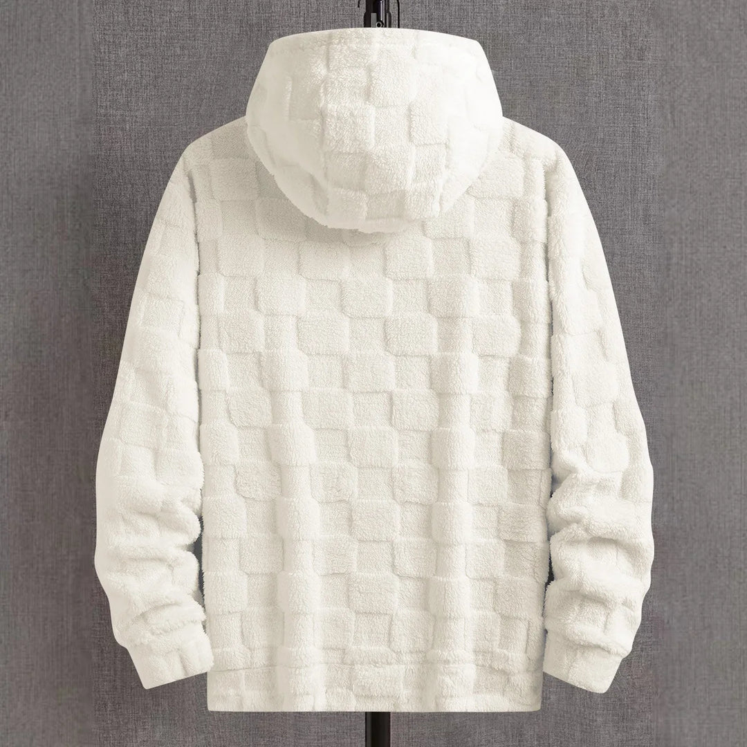 Studio Check Hooded Sweatshirt