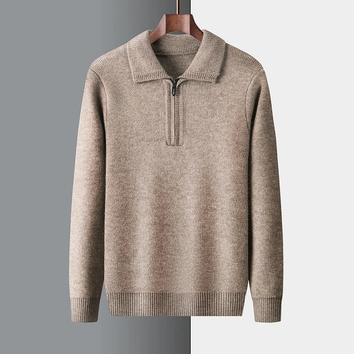 Highlands Classic Wool Zip Sweater