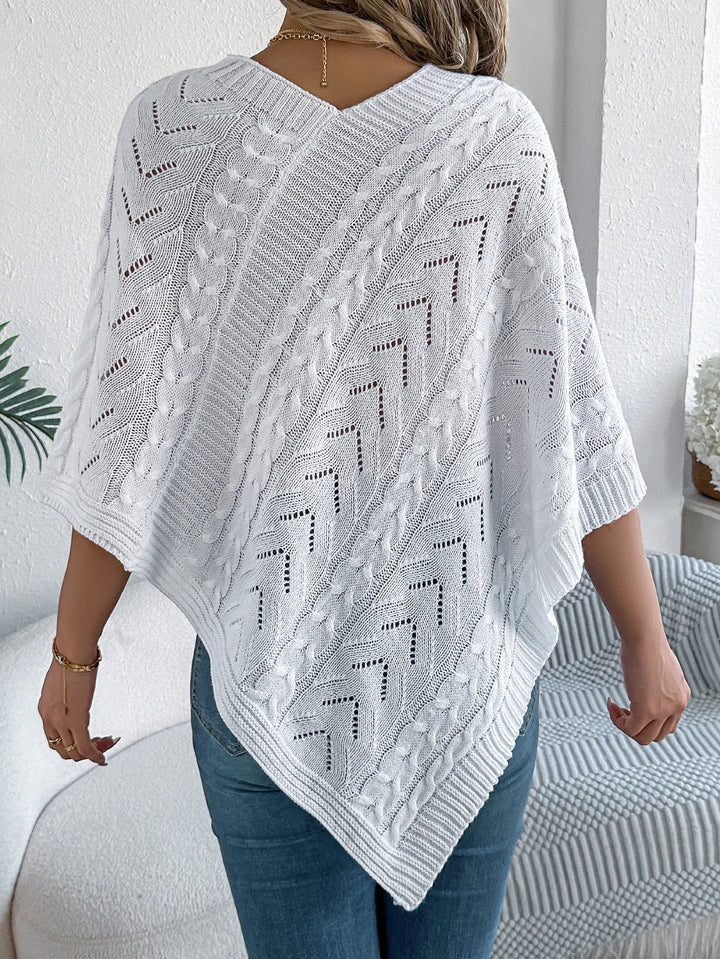 Novena Knit Sweater Poncho