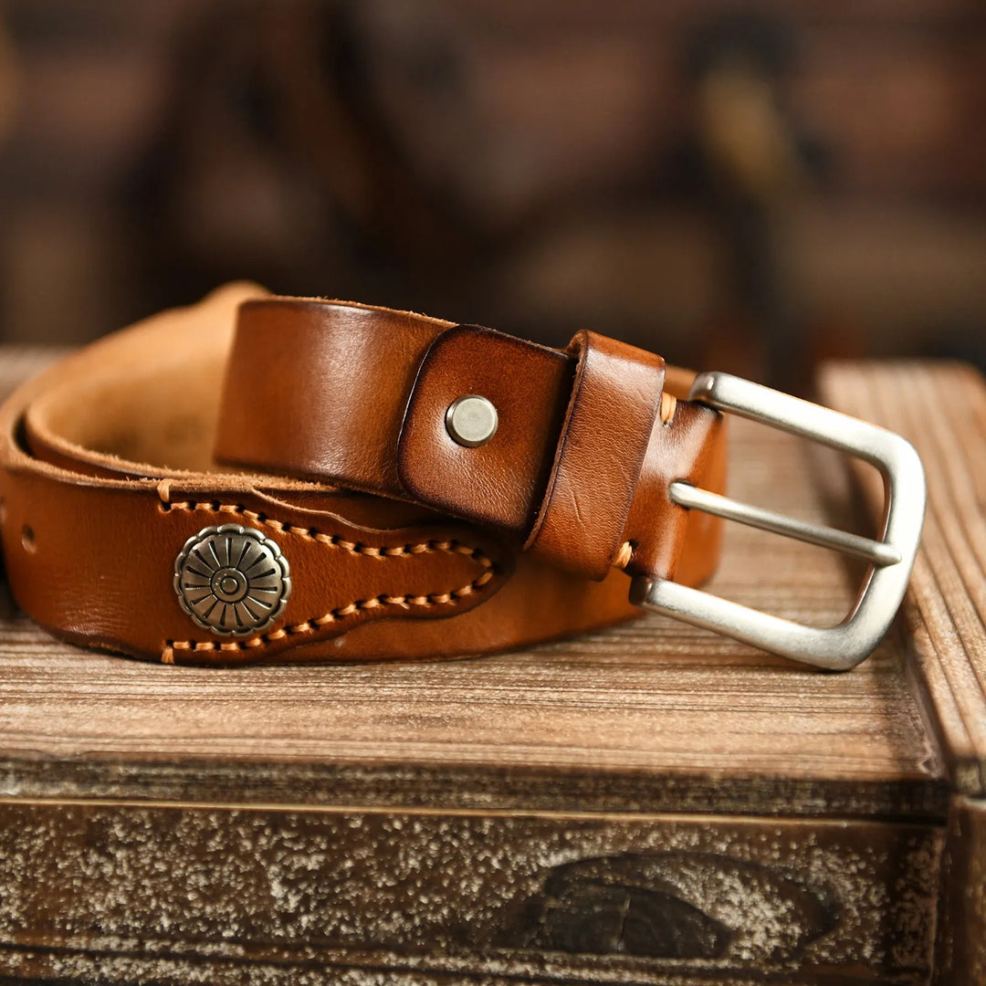 Saddle Ridge Leather Belt