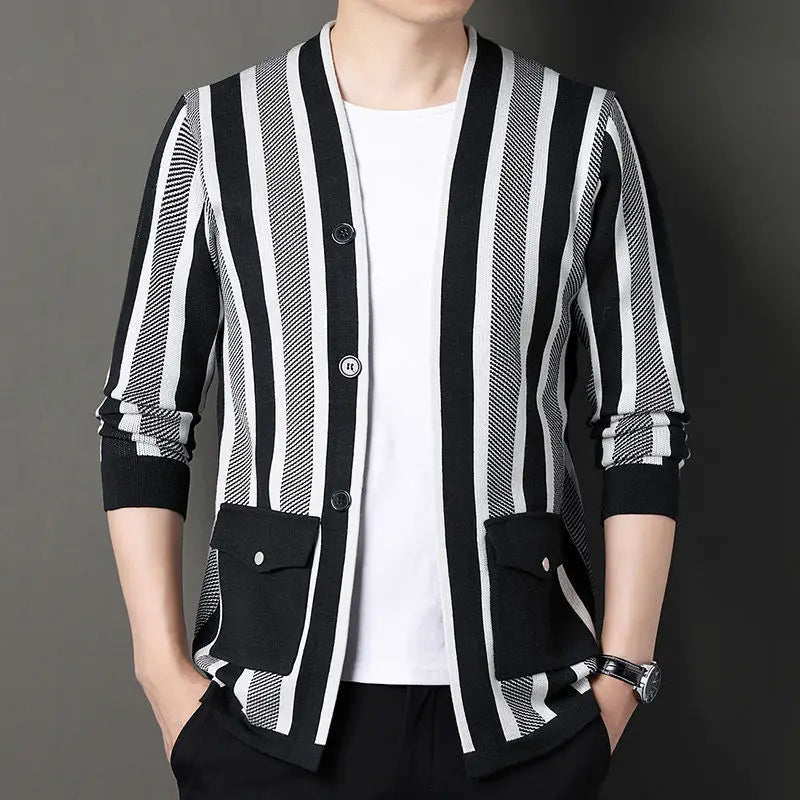 Trenton Stripe Cardigan