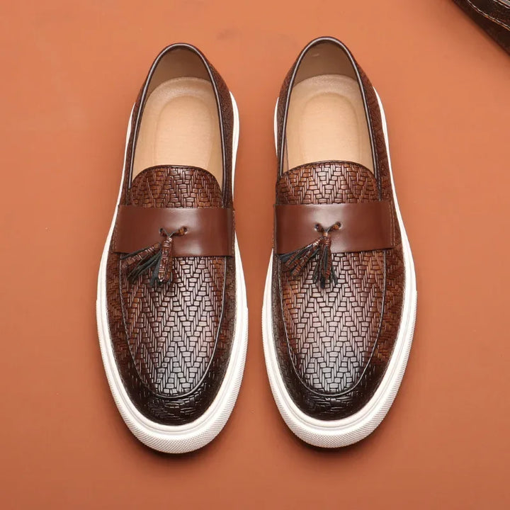 Cavallo Woven Leather Loafer