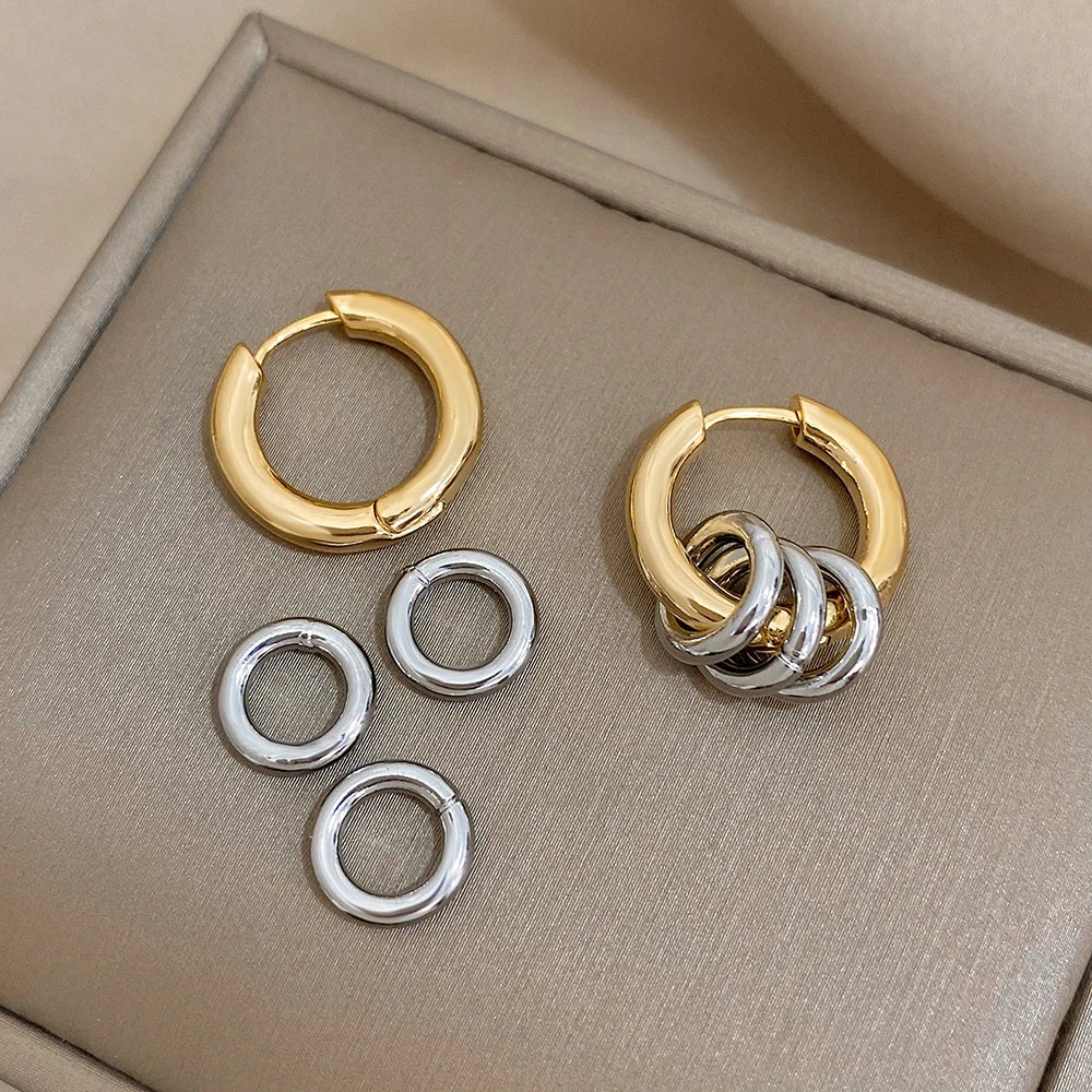 Halo Hoop Earrings