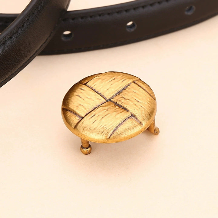 Sola Slim Leather Belt