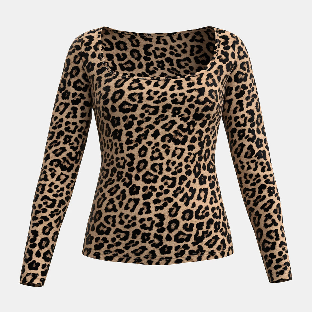Savannah Long Sleeve Leopard Top