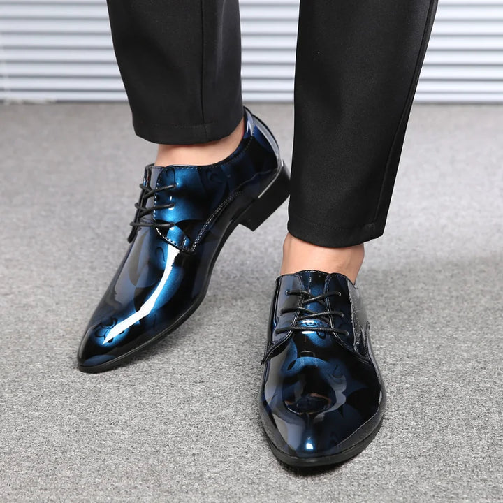Cavell Patent Derby Oxford