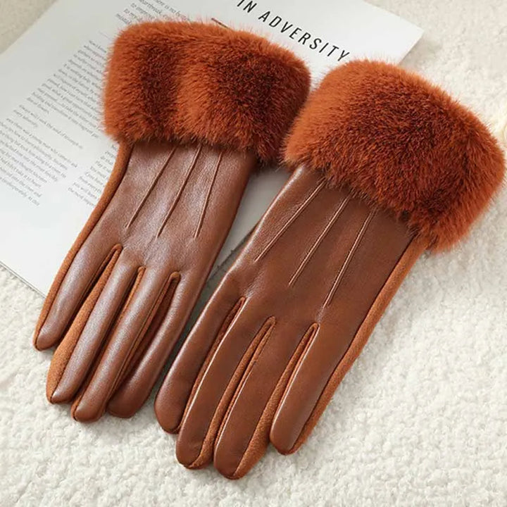 St. Claire Faux Fur Cuff Gloves