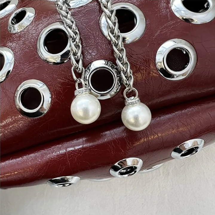 Triad Stud Shoulder Bag