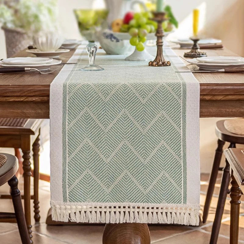 Tessa Fringe Table Runner