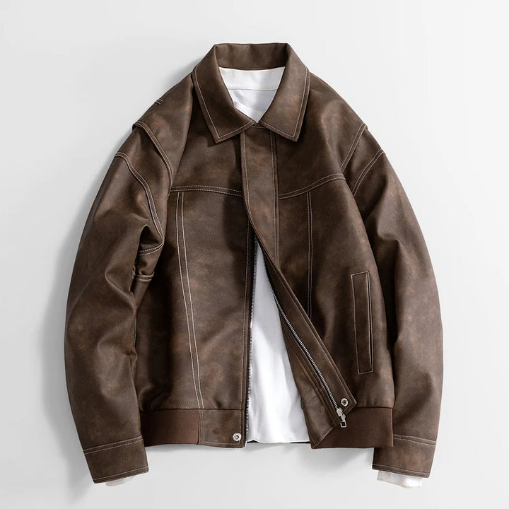 Horizon Ridge Leather Jacket