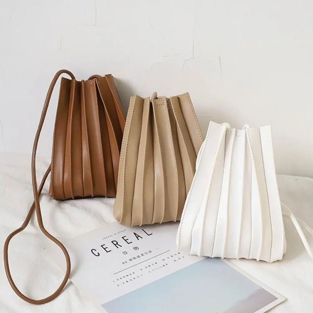 Noemi Pleat Crossbody Bag