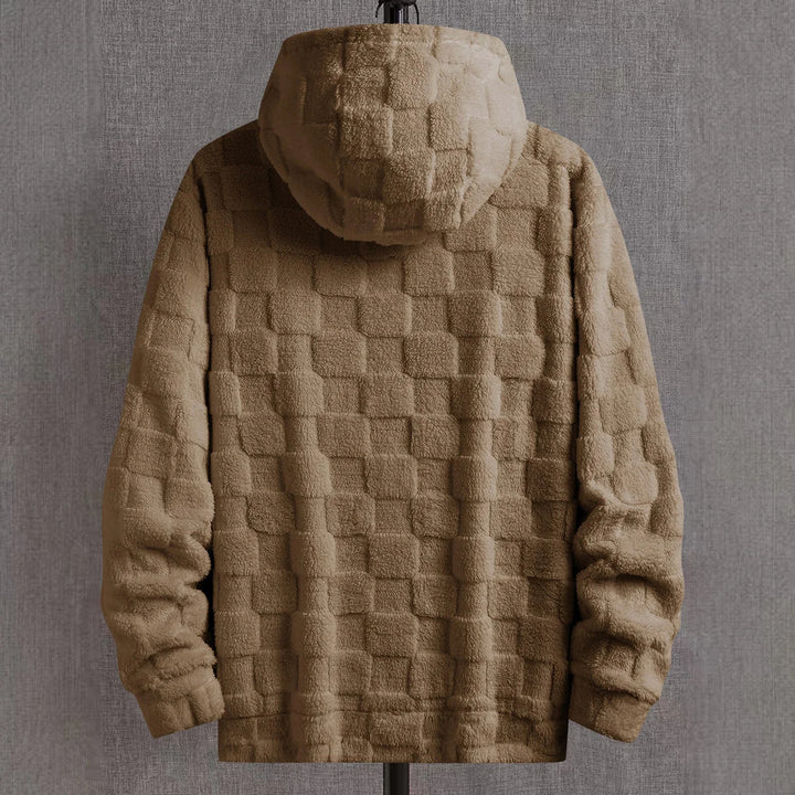 Studio Check Hooded Sweatshirt