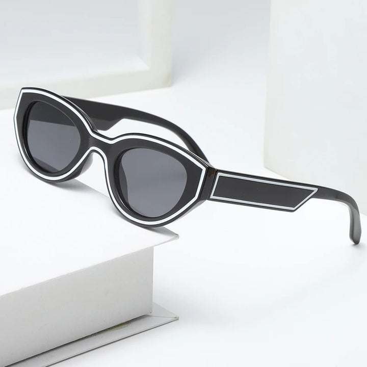 Contrast Outline Sunglasses