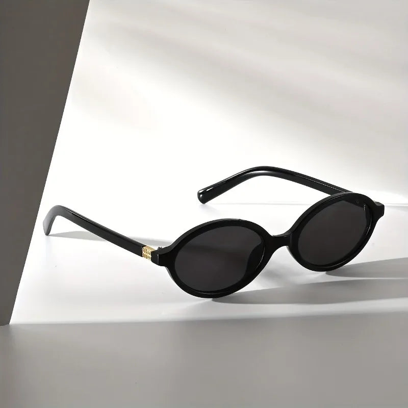 Demi Retro Oval Sunglasses