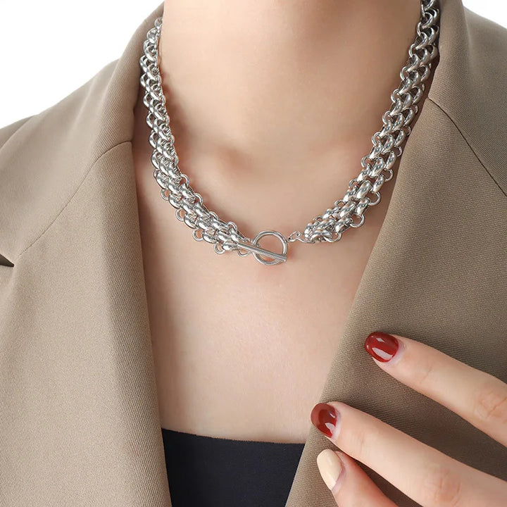 Signature Link Necklace & Bracelet Set