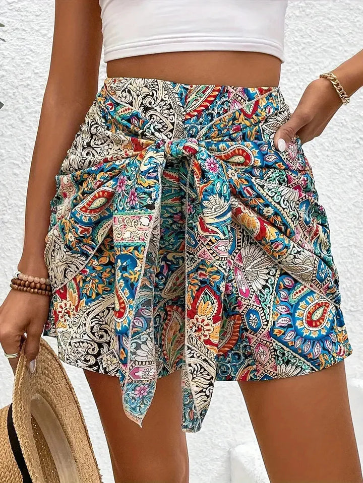 Boheme Paisley Tie Short