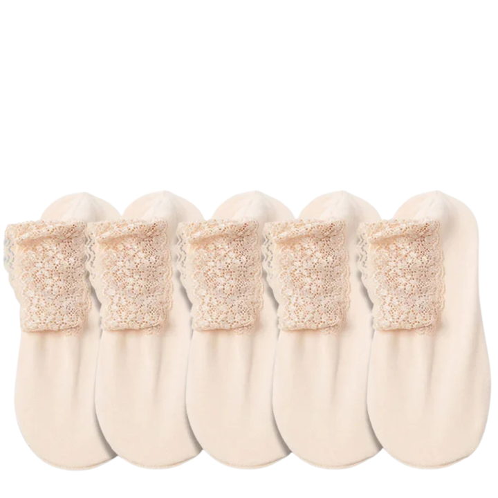 Maison Lace Velvet Sock Set