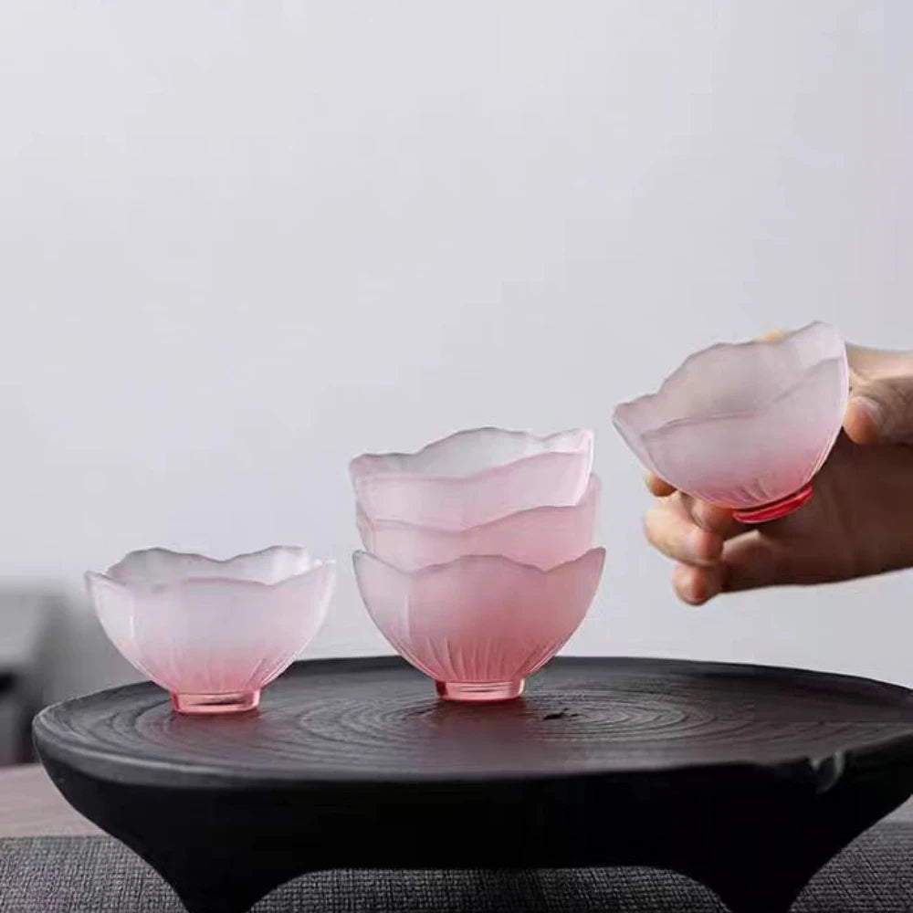 Lotus Frost Tea Cup Set