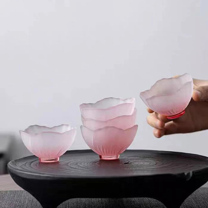 Lotus Frost Tea Cup Set