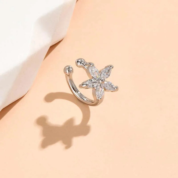 Starflower Zircon Ear Cuff