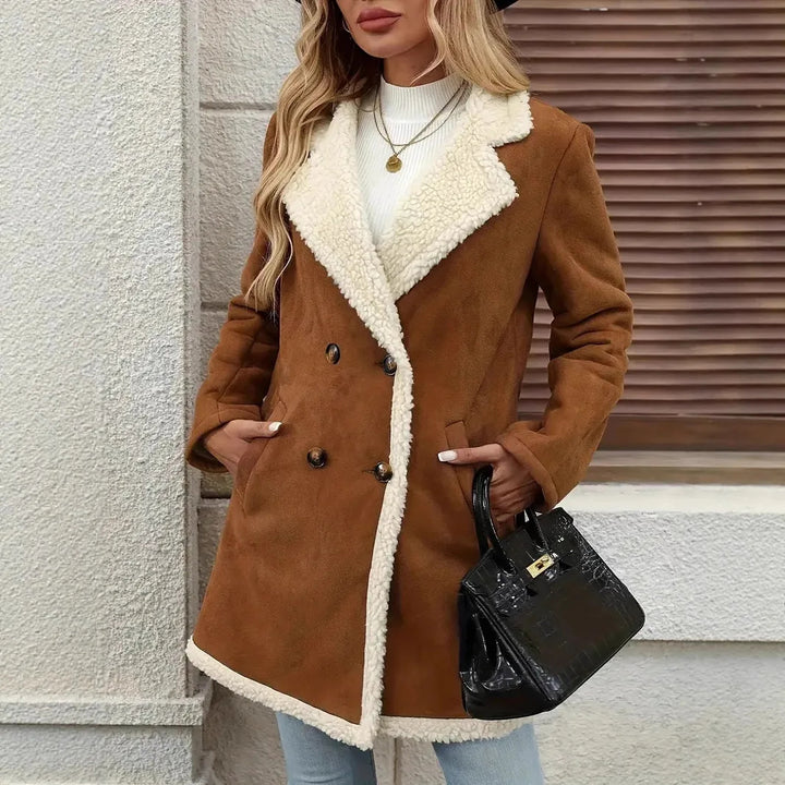 Berkshire Sherpa Suede Coat