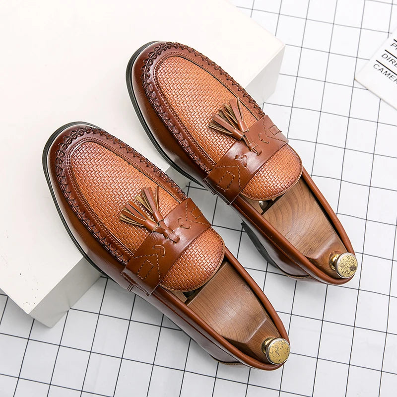 Belmont Woven Tassel Loafers