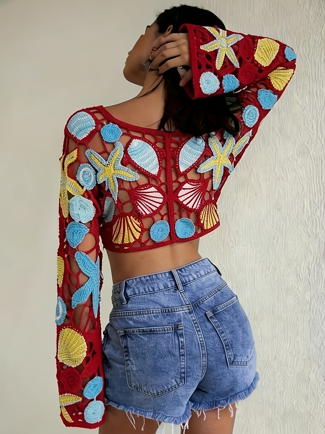 Sunset Reef Knit Top