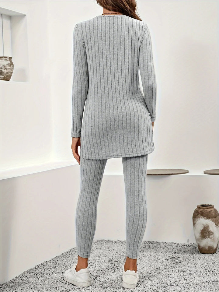 Alpine Ribbed Knit Set