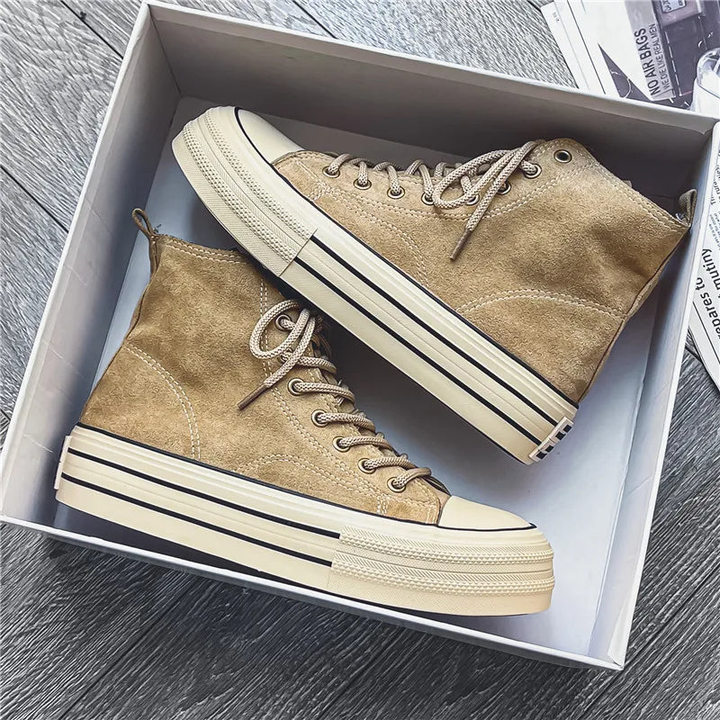 Vanguard Suede Platform High Tops