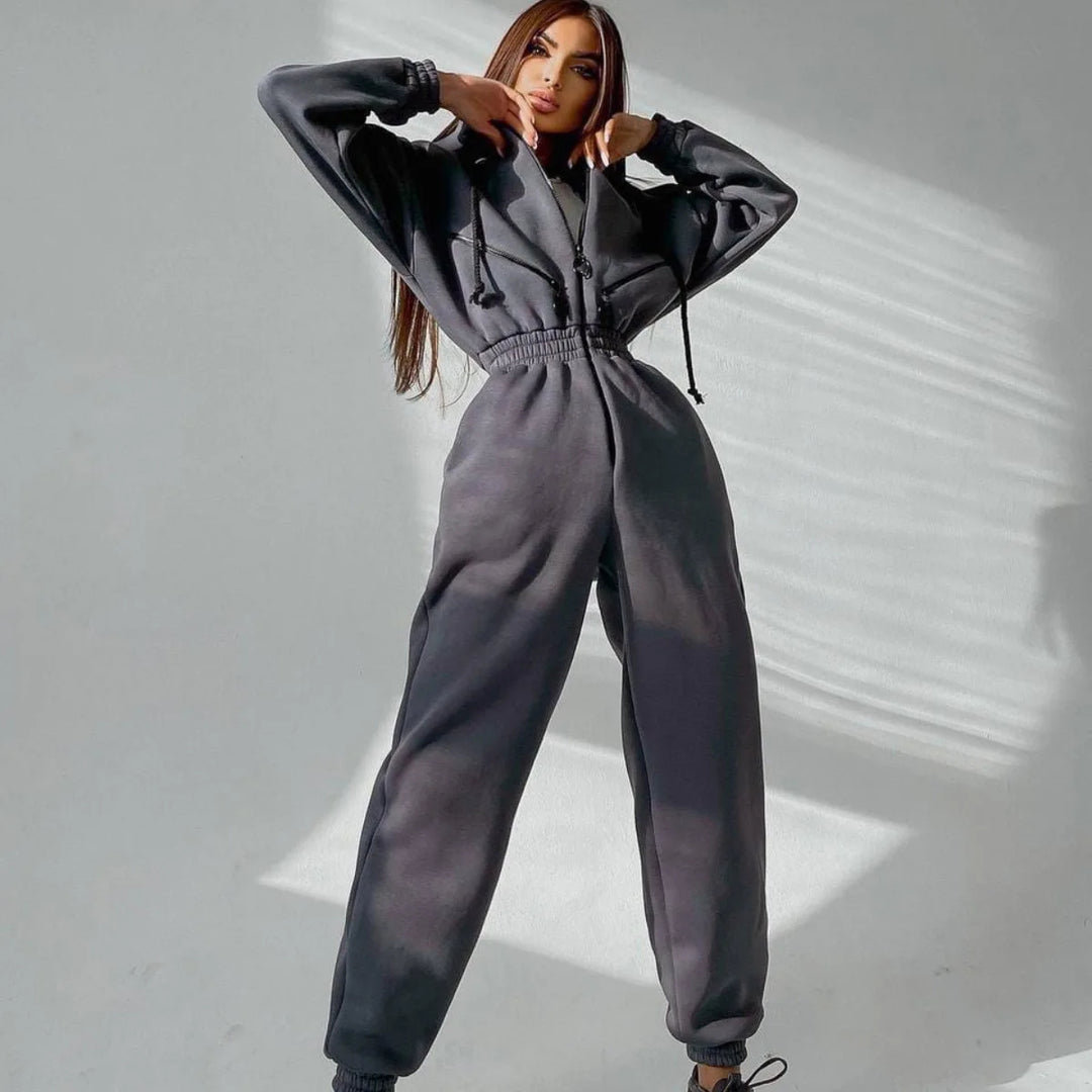 Studio Zip-Up Jumpsuit