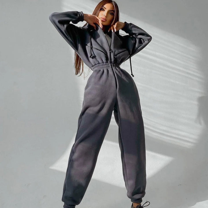 Studio Zip-Up Jumpsuit