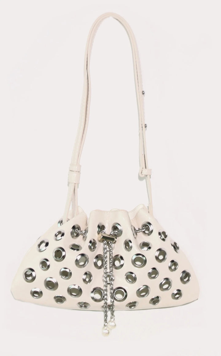 Triad Stud Shoulder Bag
