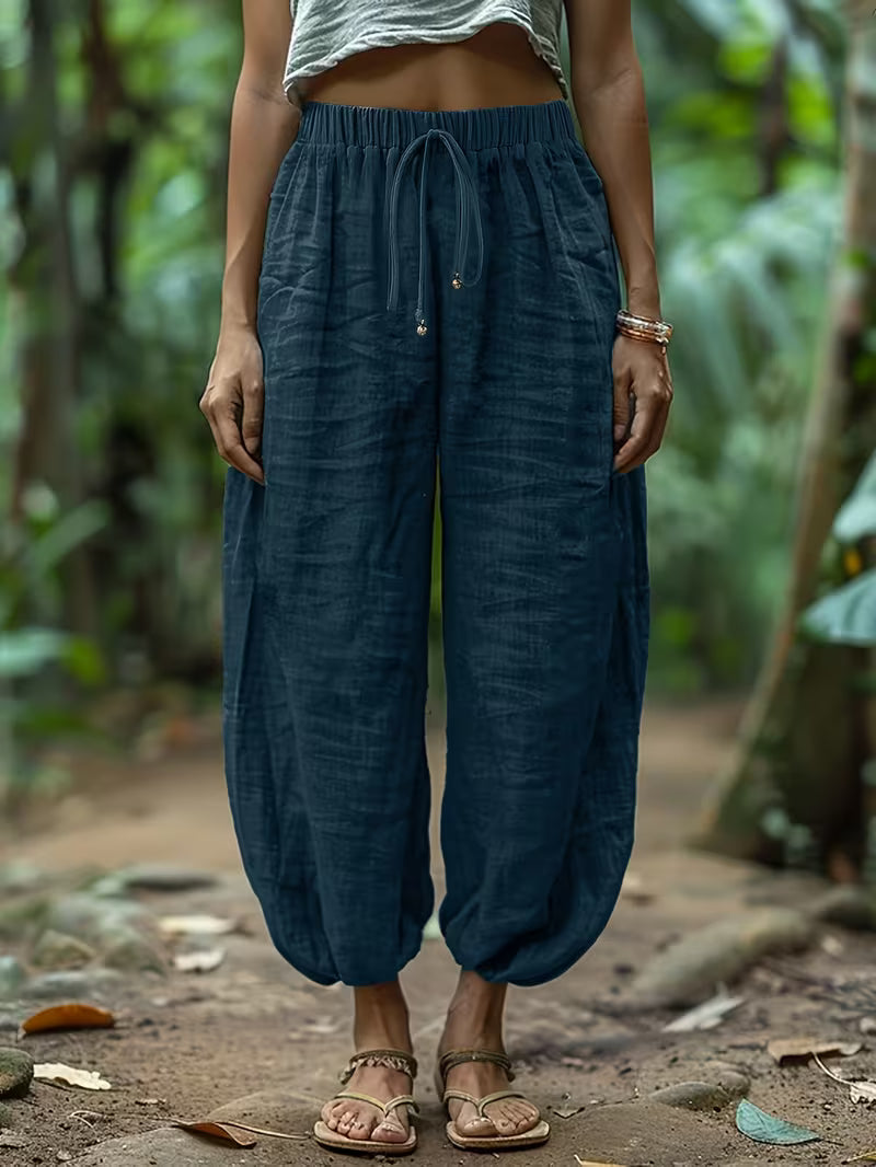 Terra Linen Harem Pant