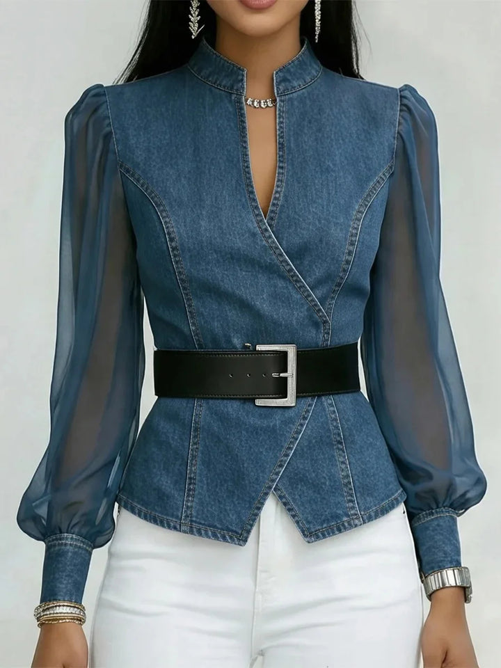 Vesper Denim Blouse
