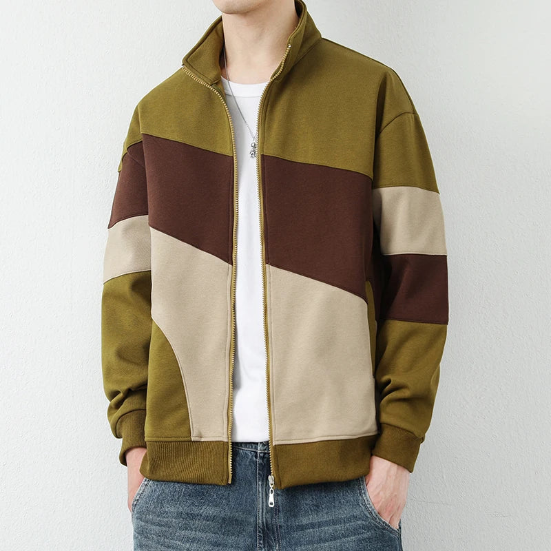 Zephyr Color Block Zip Jacket