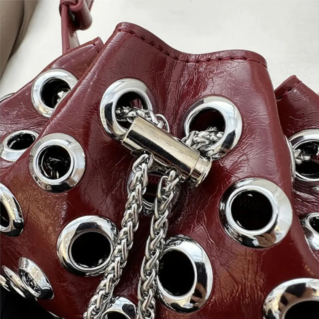 Triad Stud Shoulder Bag