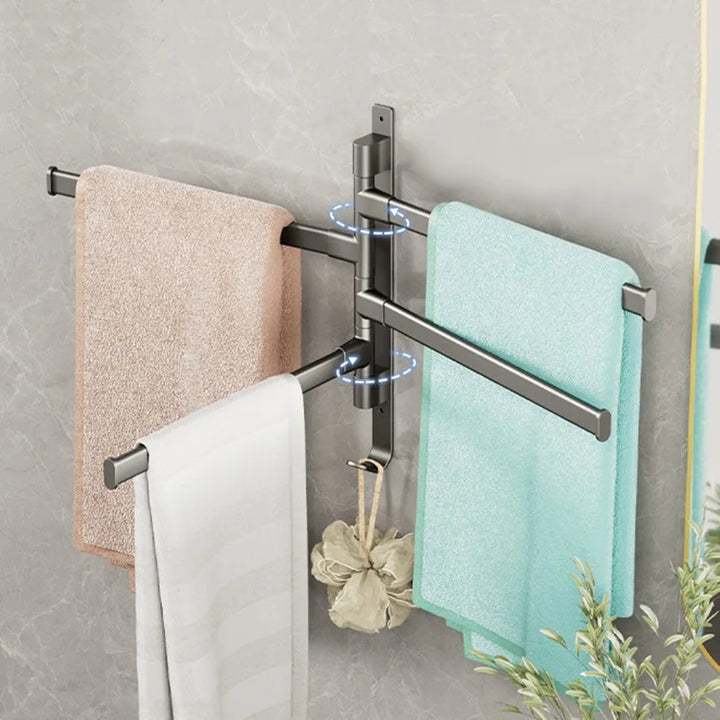 Modern Swivel Arm Bathroom Rack