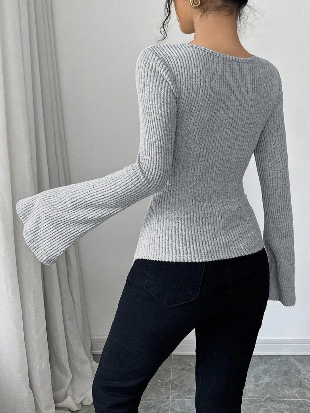Juliette Bell-Sleeve Top
