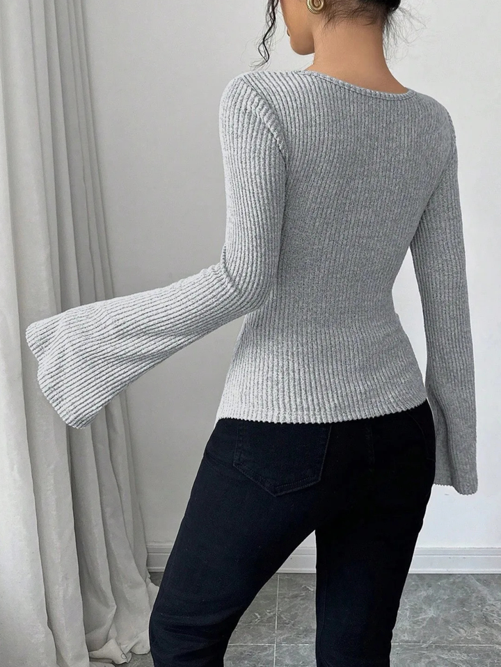 Juliette Bell-Sleeve Top