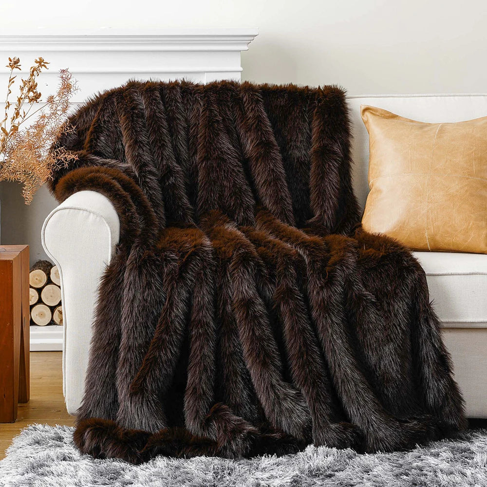 Haven Faux Fur Throw Blanket