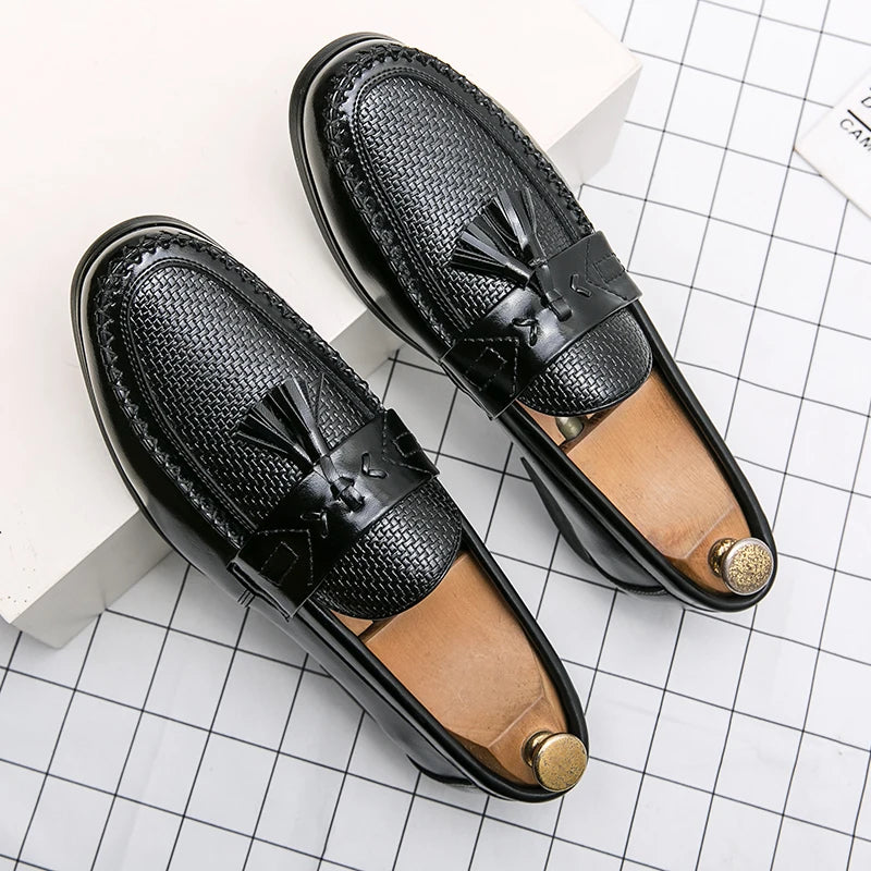 Belmont Woven Tassel Loafers