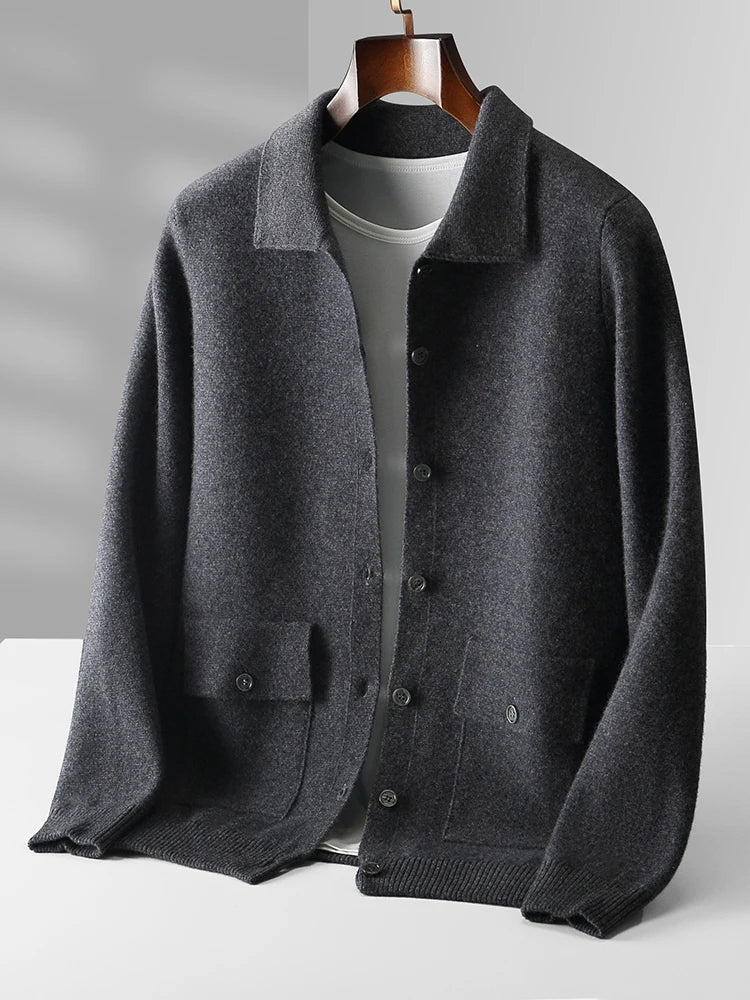 Prestige Merino Wool Cardigan