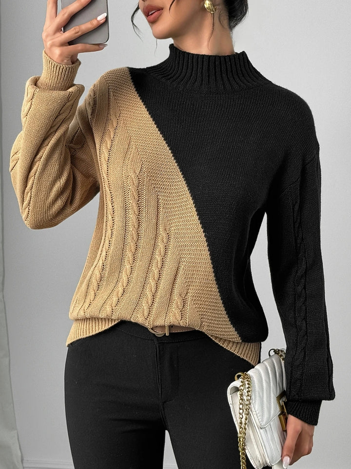 Vivia Two-Tone Sweater