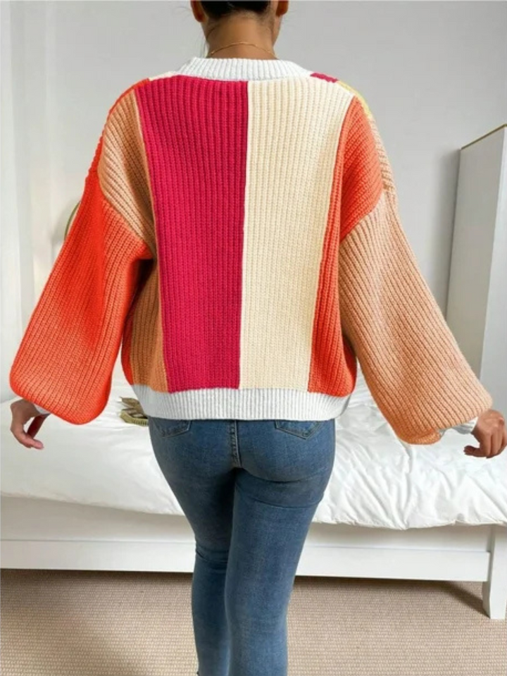 Lucid Block Knit Cardigan
