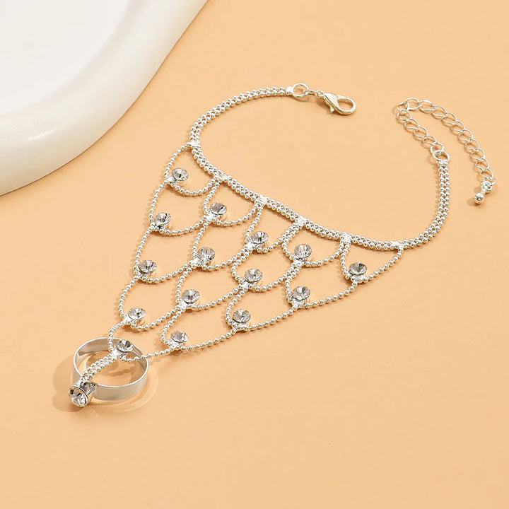 Cascade Mesh Hand Chain