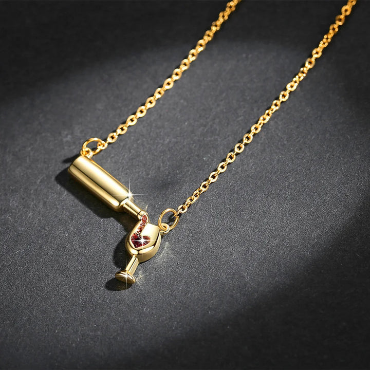 Merlot Muse Pendant Necklace